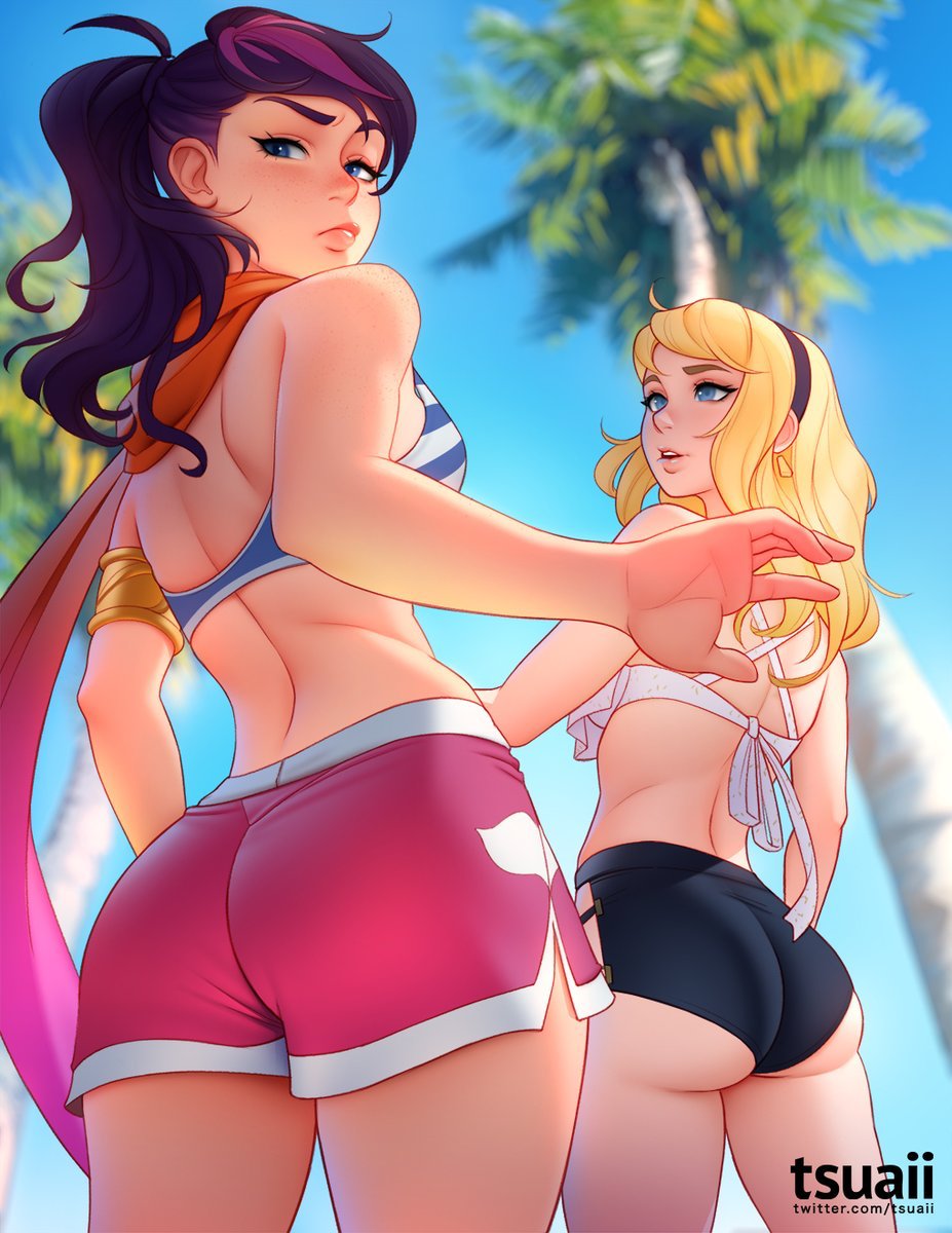 Slut_Warrior's tweet photo. *Parece que Fiora no puede pasar un día de playa sin que alguien la esté mirando constantemente*

Hmmm~ que quieres tu? No dejas de mirarme~

❤️+🔁 https://t.co/3yDCMhSjEh