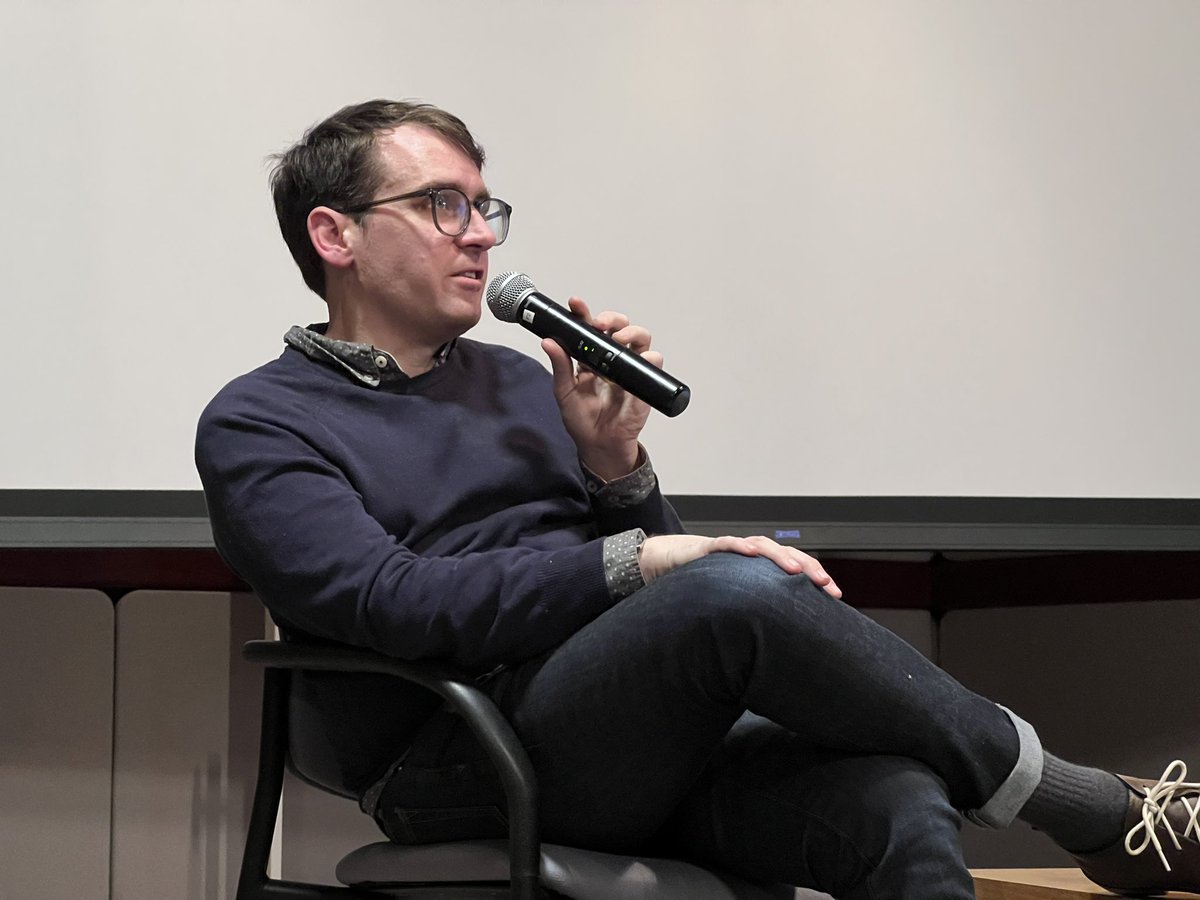 DePauwMeFe's tweet photo. “Being in the field is the story.” ~Thomas Morton, journalist, writer, television host @VICENews @DePauwMeFe @PulliamCtr https://t.co/ivGJPPyMxB