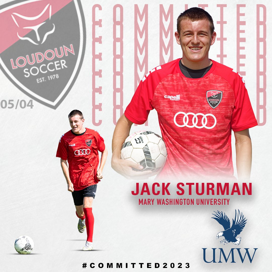 Congratulations to Loudoun 05/04B ECNL's Jack Sturman, who has committed to play with the University of Mary Washington in 2023!