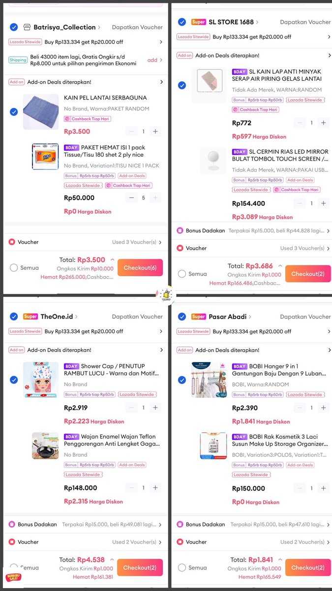 discountfess's tweet photo. /df Halloooo, setelah kemarin kita belajar tentang flash sale gofood, sekarang kita belajar tentang add-on deals lazada yaa karna kayanya masih banyak yang bingung dan gatau. Gimana sih caranya add on deals di lazada biar dapet harga receh? 
1. Cari dulu toko yang bisa  (cont..) https://t.co/rBbElIl2c0