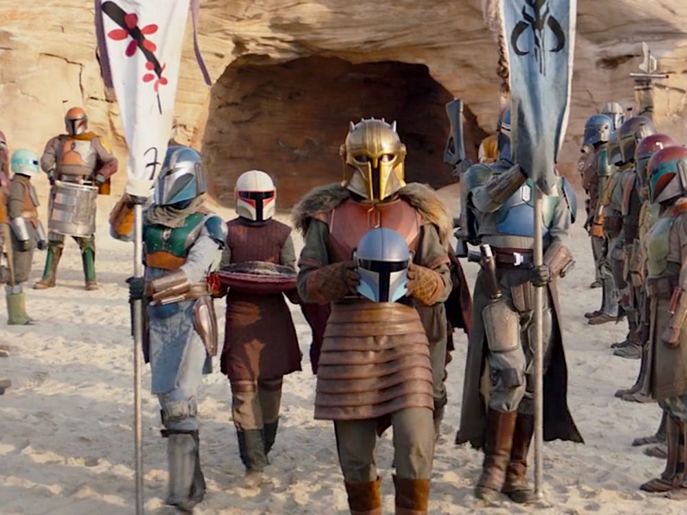 Who else thought the "coming to age" scene was Din Djarin as a youngling? #StarWars #TheMandalorian