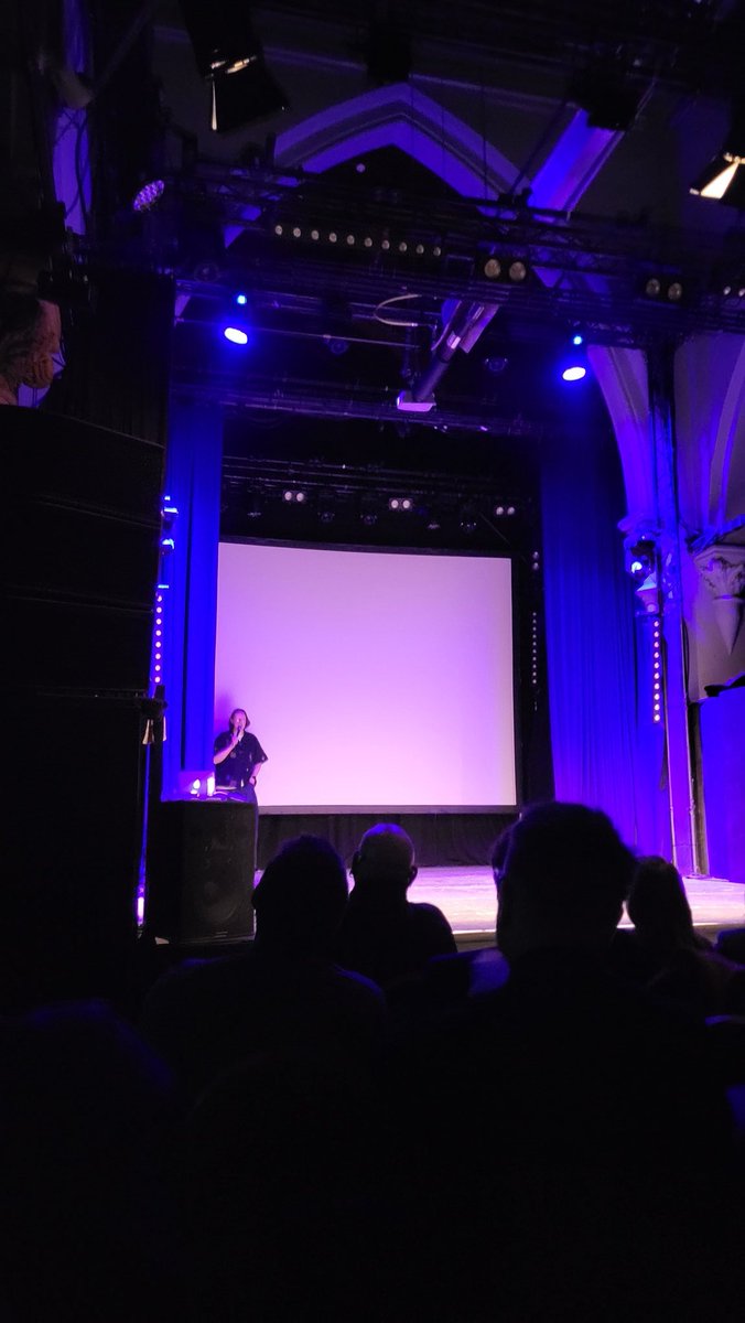 Sam_Fuller's tweet image. Brilliant night watching @ChloePetts . She did the entire show from this bit of the stage. It's where she discovered she was at her funniest.