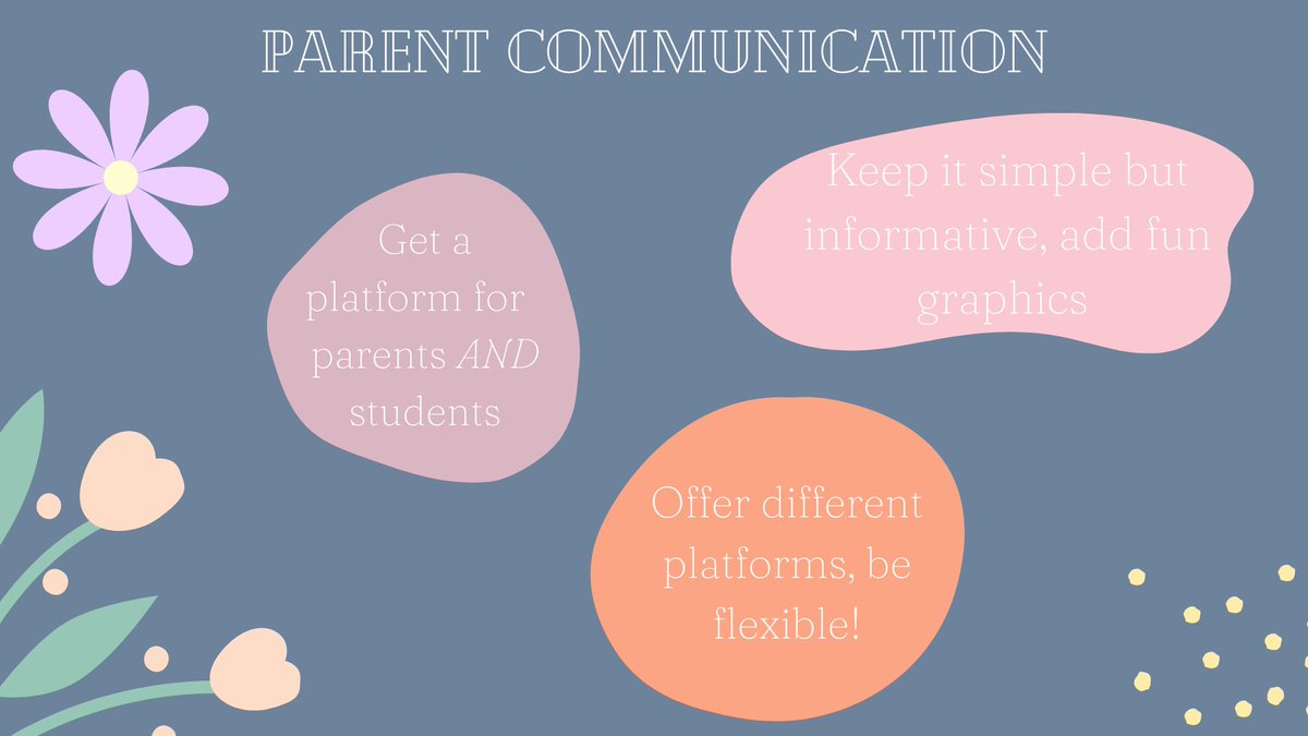Rachelb921's tweet photo. Parent communication in a classroom is essential, here are some ways I plan on having open communication! #tec207 https://t.co/Jfrb0g1KSG