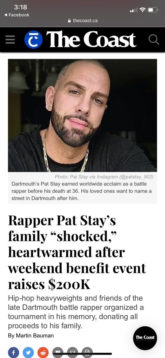 NinoBless's tweet image. Thanks to @KingOfTheDot @urltv  … we helped lighten the burden even a tiny bit for the family. We love you Pat

thecoast.ca/halifax/pat-st…