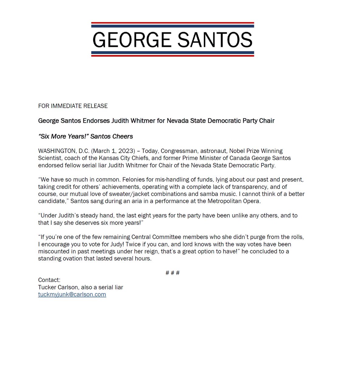 thebluenevadan's tweet photo. Seen posted elsewhere - good stuff; guess George really, really likes #NVDems Chair Judith Whitmer. 

:-) https://t.co/yK6eXrH74x