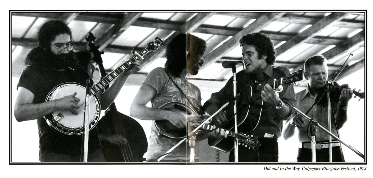 jerrygarcia's tweet photo. Old and In the Way debuted 50 years ago today with not one, but two performances — an early radio broadcast at The Record Plant broadcast by KSAN and an evening performance supporting the Rowan Brothers at the Lion’s Share in San Anselmo. https://t.co/qgGg94F1A8