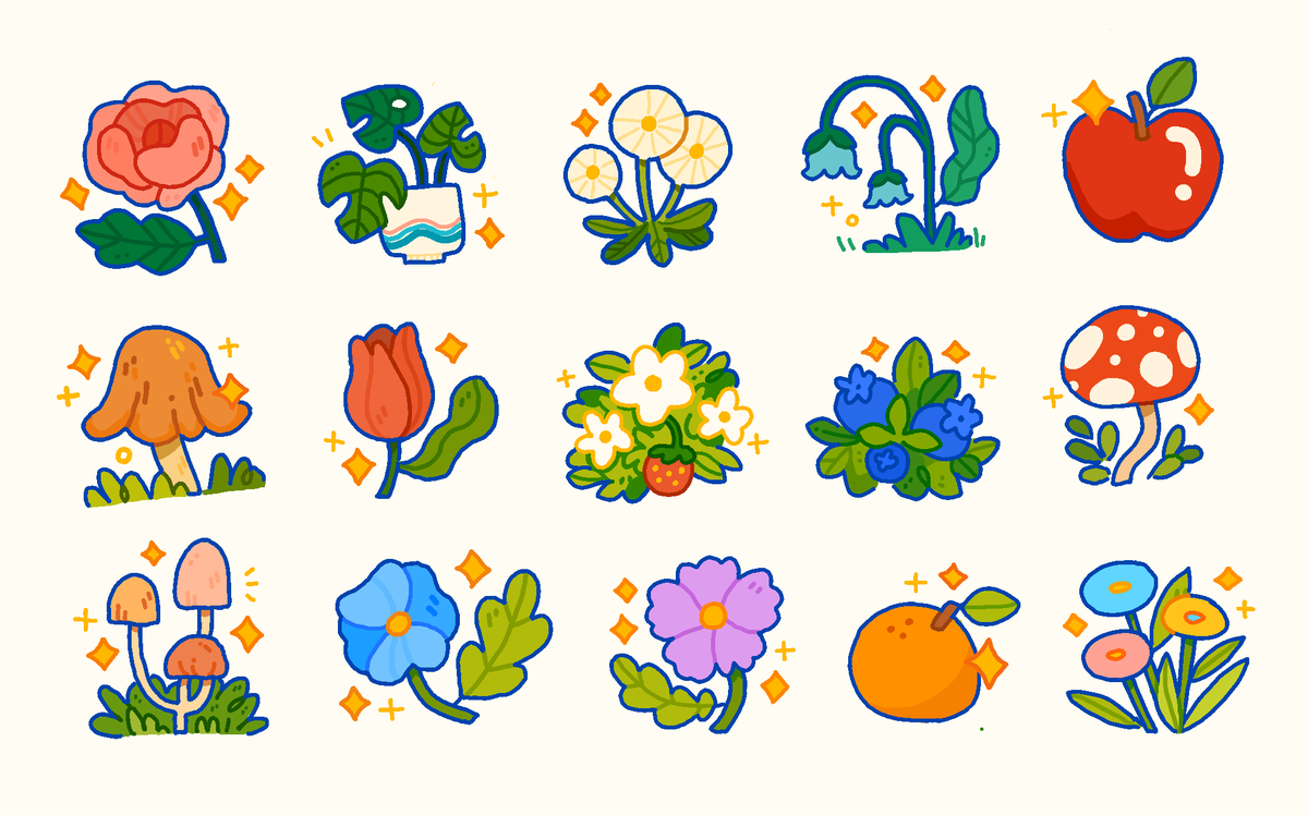 「hello i just put this icon pack up on my」|cheyenne (sleepy)のイラスト