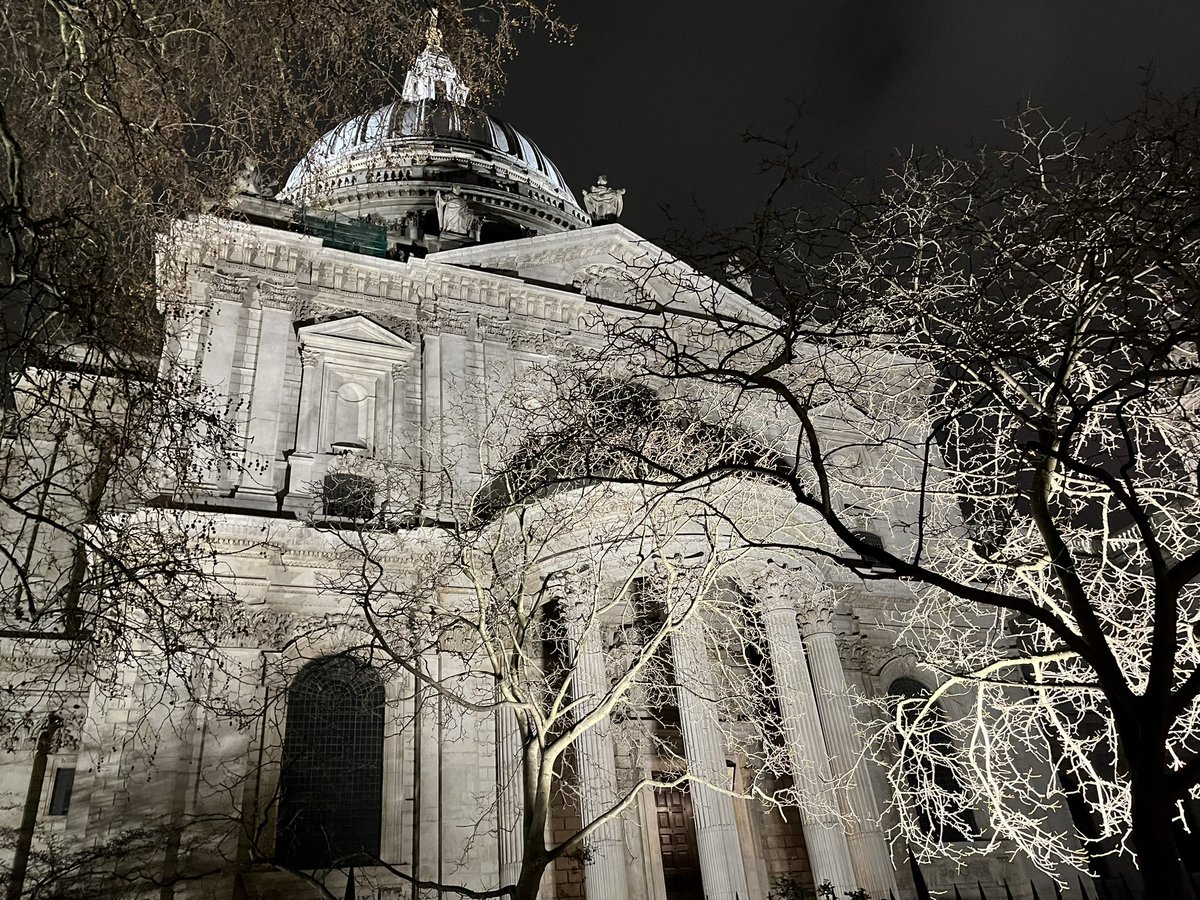 One of the joys of being Master - Master and Clerks Dinner - this time in the Company of Master <a href="/WCoTaxAdvisers/">Worshipful Company of Tax Advisers</a> and especially his delightful Consort Jane at <a href="/Ironhall/">Ironmongers' Hall</a>. Food, wine, music and Tax advice - an Actuaries dream!😊And St Paul’s at night time…