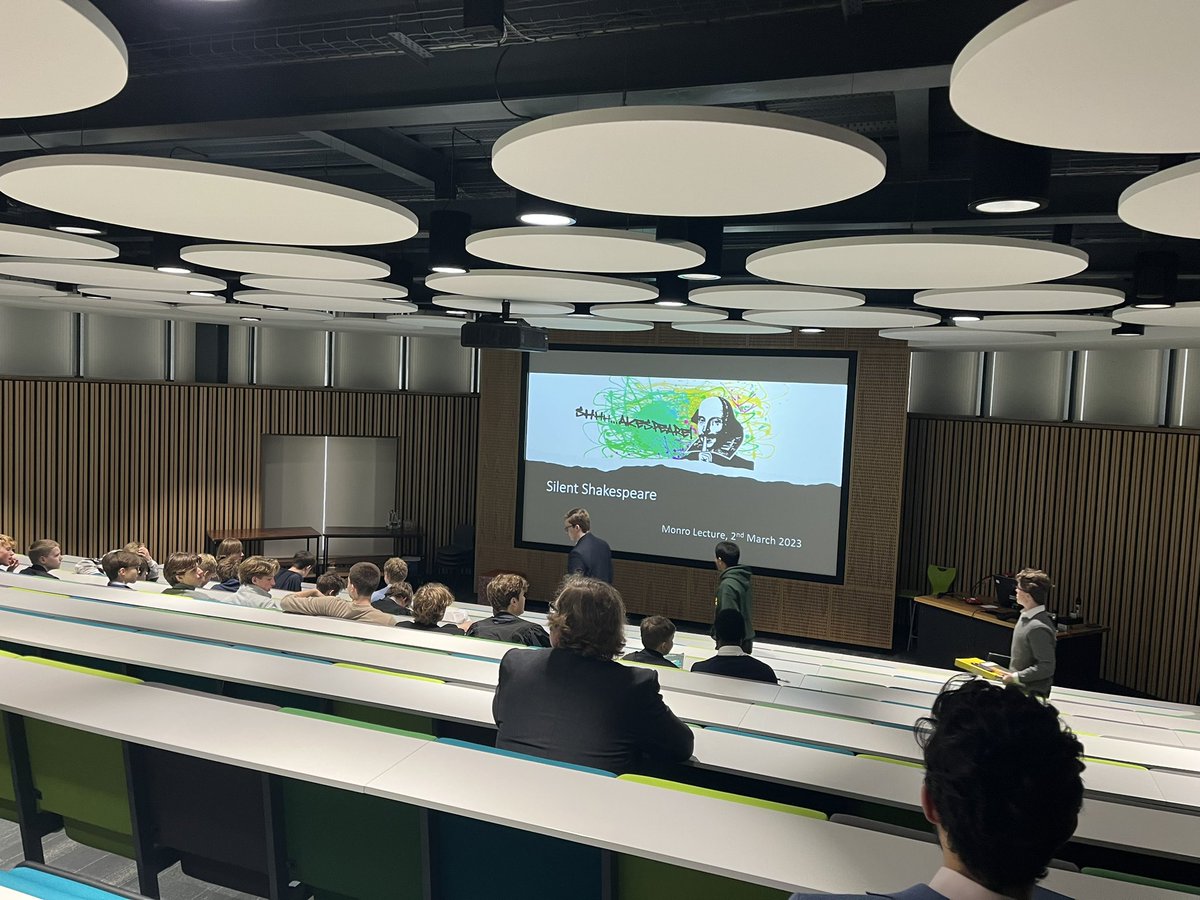 Radley College English (@radleyenglish) on Twitter photo Huge thanks to our own Mr Crump @RadleyDSocial for a sensitive and superb Monro on ‘Silent Shakespeare’. Huge thanks to our own Mr Crump @RadleyDSocial for a sensitive and superb Monro on ‘Silent Shakespeare’.