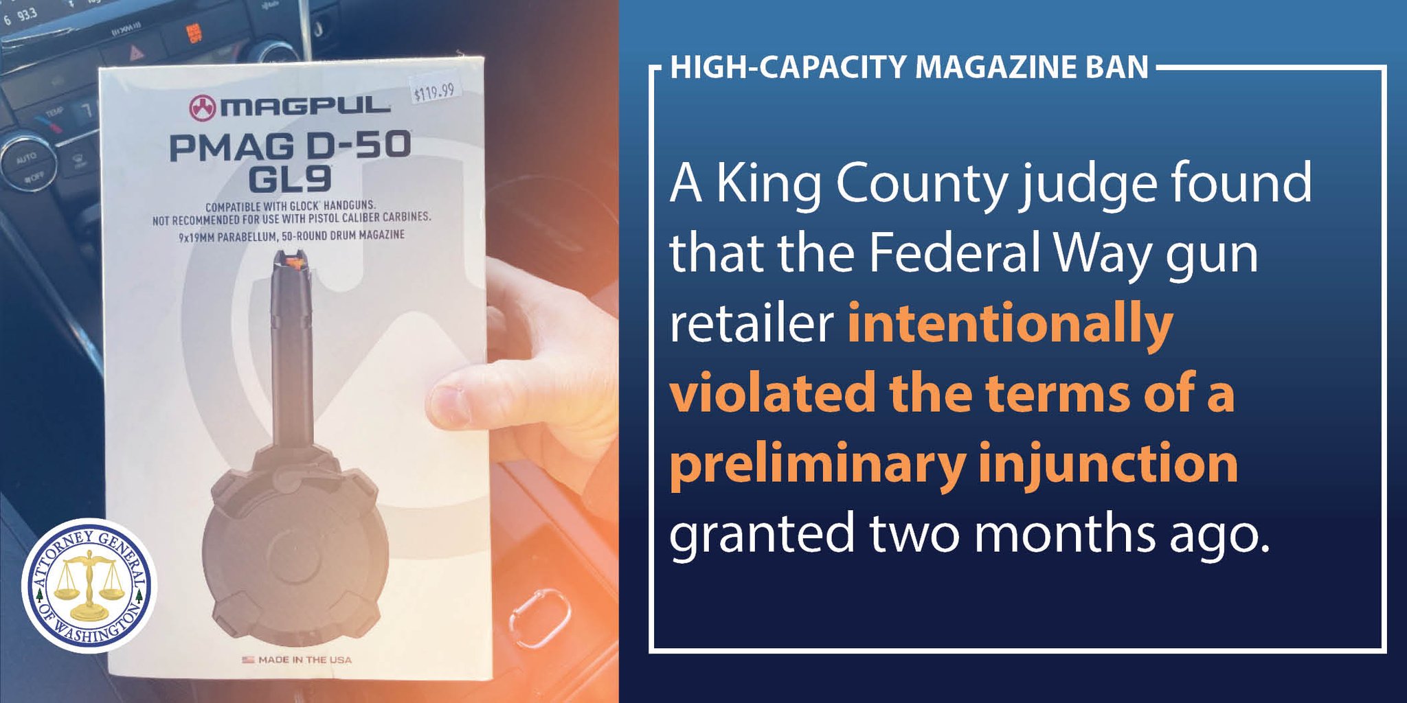 Attorney General Bob Ferguson on Twitter "A King County judge found