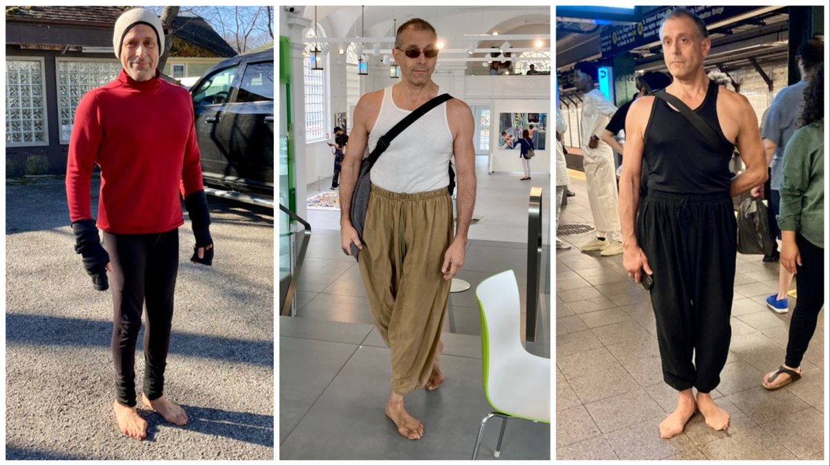 'People get skeeved,' says man who's been living barefoot for 20 years cbc.ca/radio/asithapp…