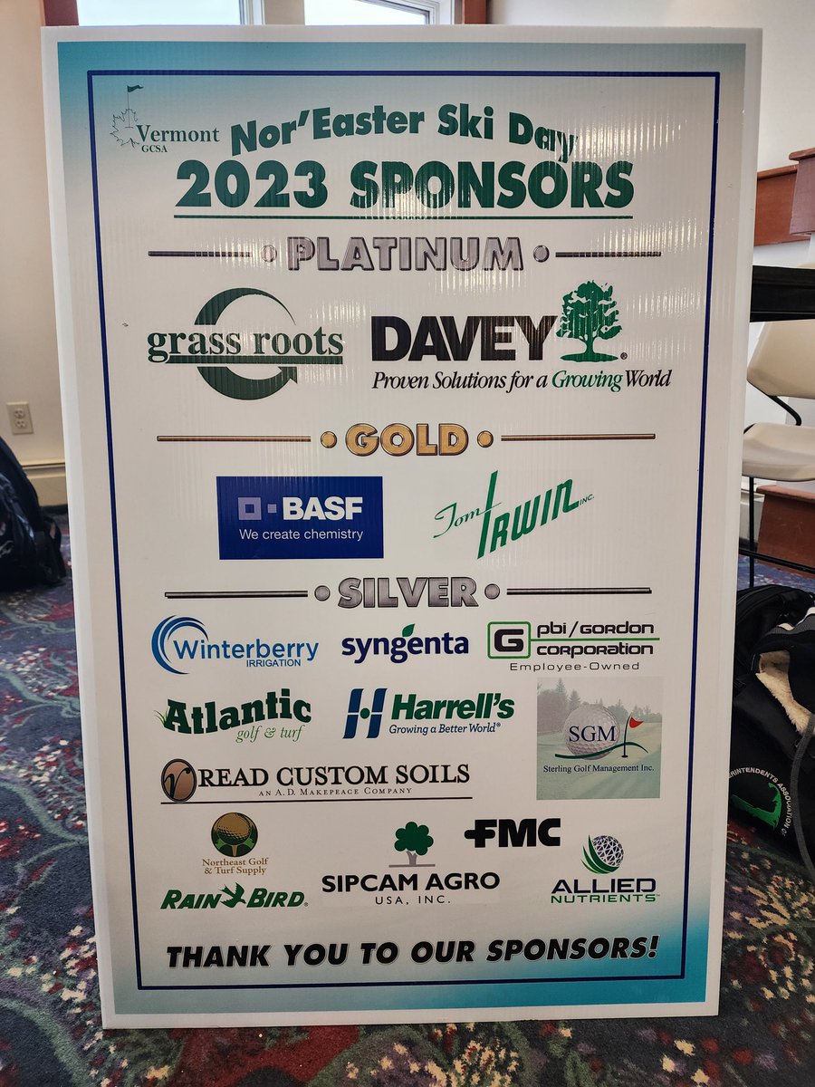 KBennettCGCS's tweet image. Another great Nor’Easter Ski Day. @GCSANJ1926 took home the trophy for best group. @GrassRootsTurf for best new sponsor