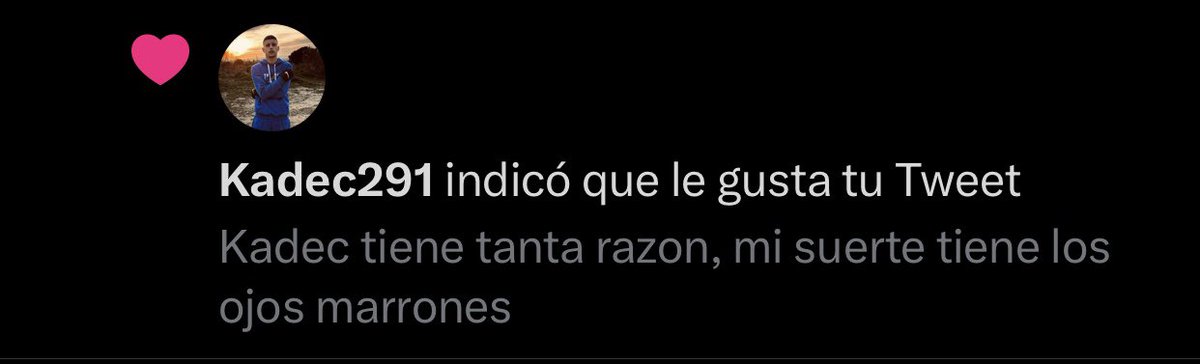polla q el Kadec li acabe d donar like al meu tweet