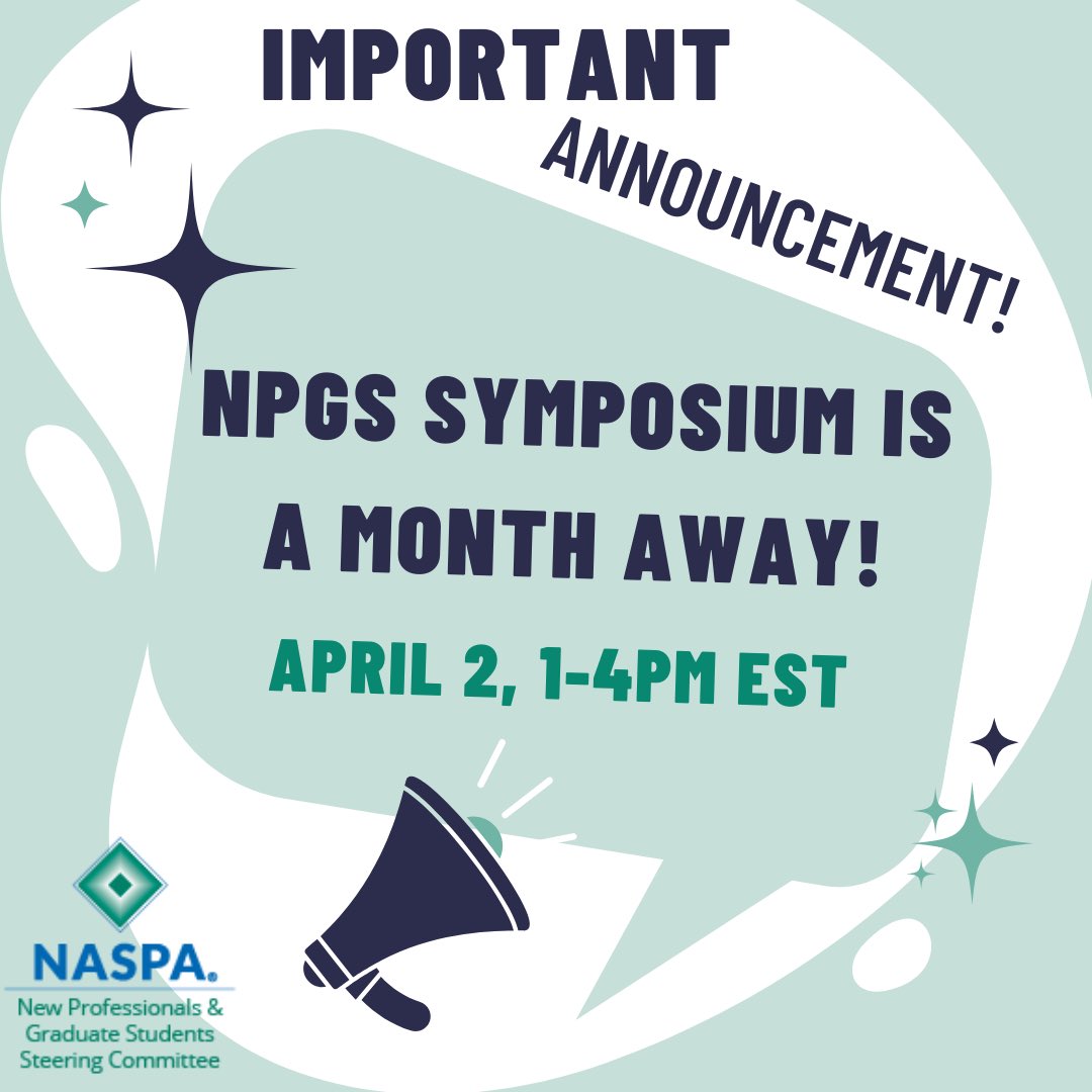 NASPA NPGS SC tweet media