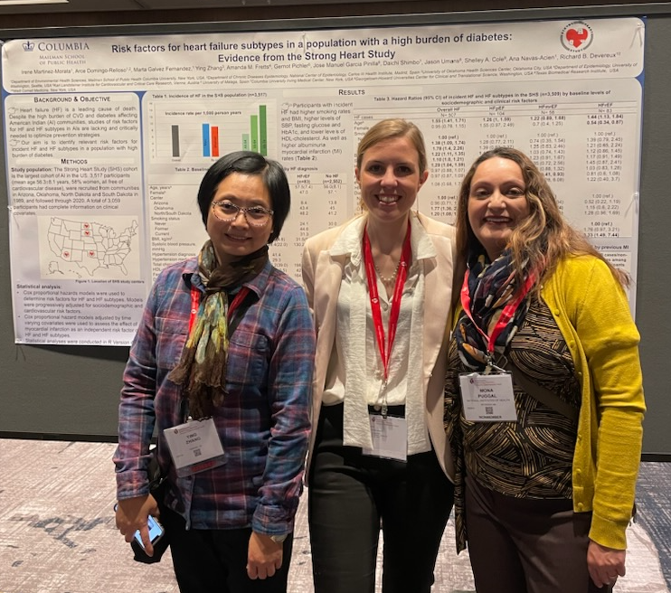 anavasac's tweet photo. Exciting encounter of star @irenemmorata & fabulous #StrongHeartStudy investigators @AHAMeetings #EPILifestyle23‼️ So sad not to be there myself but thrilled for Irene to experience the magic & quality of this amazing ❤️conference👇 https://t.co/JSwzkJdtvM