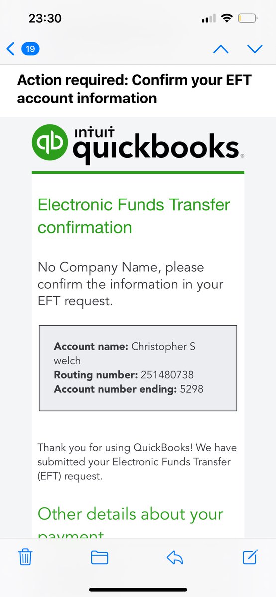 Han_nahCollier's tweet photo. @QuickBooks @QuickBooksUK someone has used my email address and possibly my banking details to make a fraudulent transaction to you of a funds request for $838.49 Please resolve. https://t.co/jP8v6OyA41