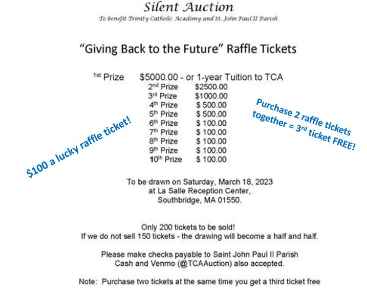 TCAElementary's tweet photo. Limited # of raffle tickets, get yours before they are gone. https://t.co/4ismcR5dIJ https://t.co/ctO2Jvfyy0