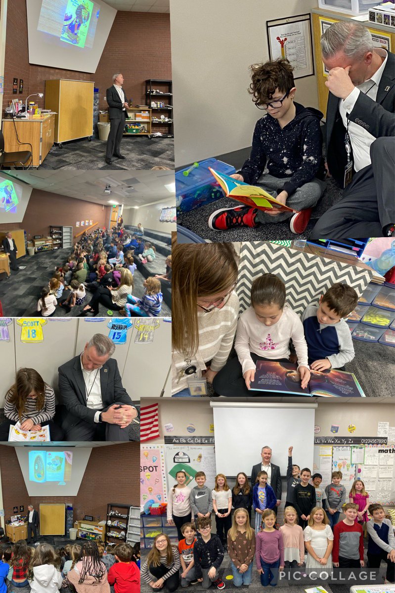 @HDHawks A huge thank you to Dr. Hile @danielghile for sharing his favorite children’s book with our 2nd grade Hawks! He also joined Mrs. Paska’s “All-Stars” enjoying reading some of their classmates’ favorite books!  @NobSchools #ReadAcrossAmerica2023 #loveofwords #read4fun
