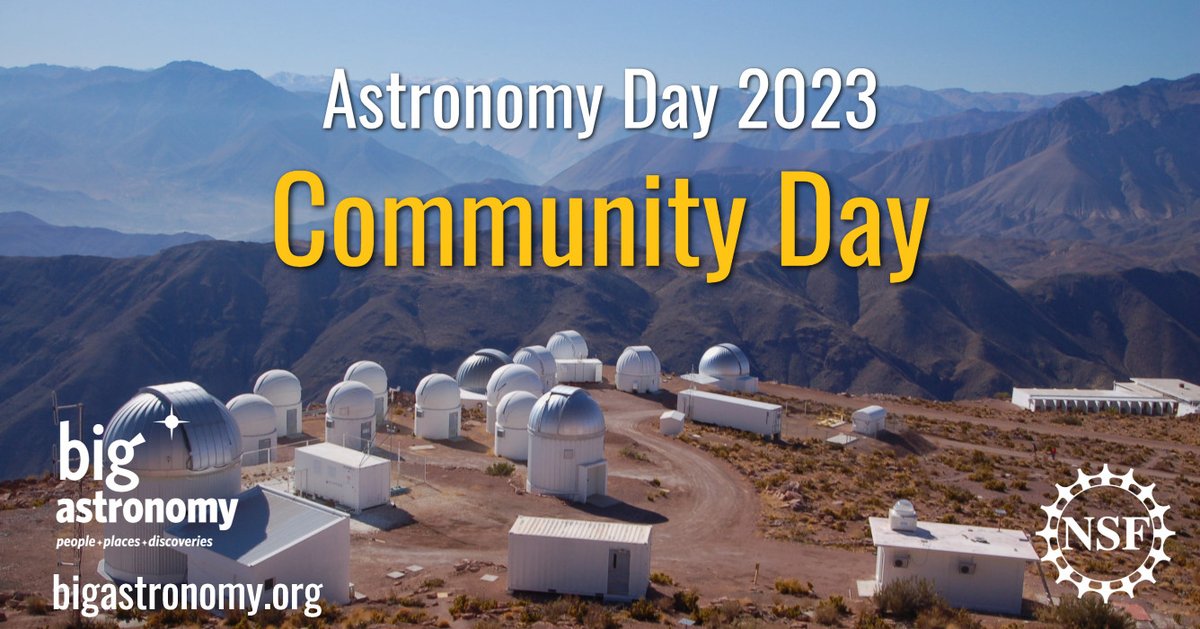 Help us promote #STEMCareers with our community event in April, 2023! Participants will be entered into a prize drawing for one of three fabulous telescopes. Full details here: bigastronomy.org/big-astronomy-…