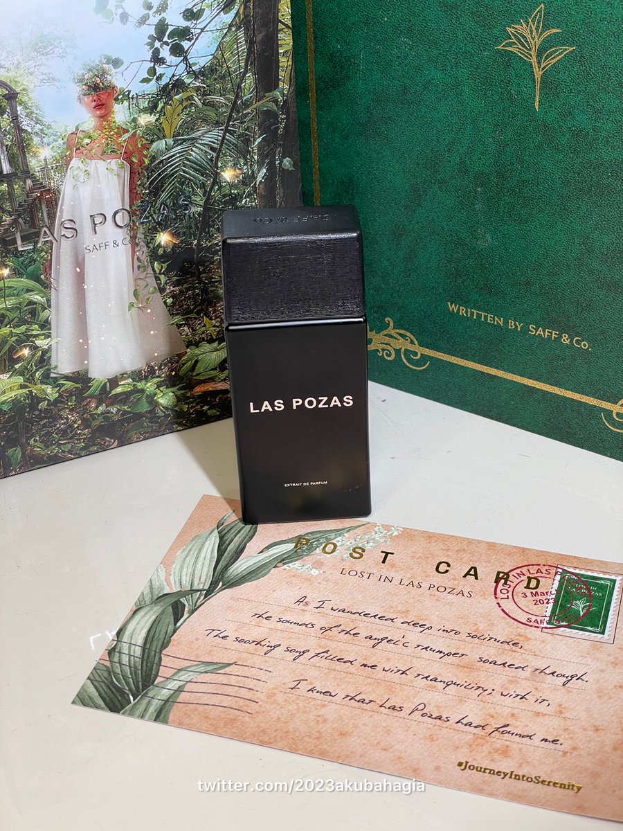 2026akukayaraya's tweet photo. Akhirnya tepat 3.3 Las Pozas dari Saffnco launching✨

Aroma dari Las Pozas ini udah digambarin dari boxnya, aroma hutan yang seger dan nenangin. Ketahanannya sendiri gausah diraguin karna dia tingkatan tertinggi wewangian.

Simak yaa~
#JourneyIntoSerenity https://t.co/4TbQyln9di