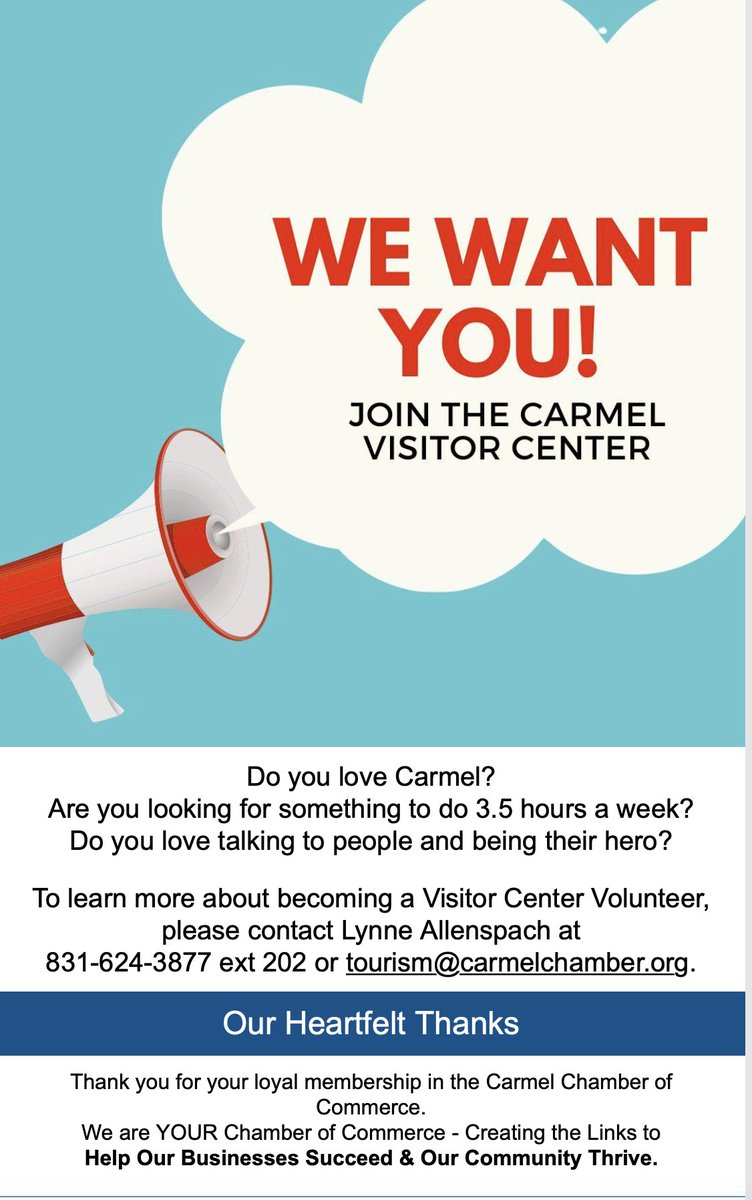 #Carmel #volunteers