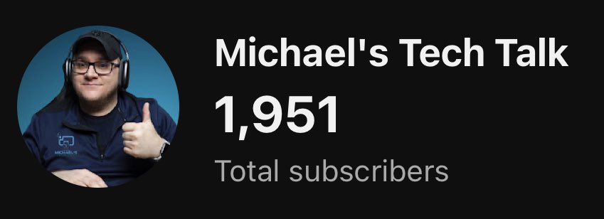 MichaelsTecTalk's tweet image. The road to 2k is coming fast! You guys are epic! 🤘🏻

#2k