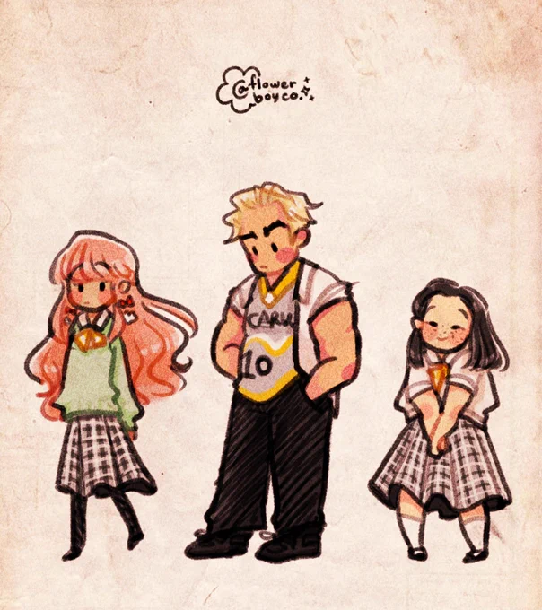 og ot3 appreciation  ash, kiko and ligaya (reposted because of a HUGE typo ) 