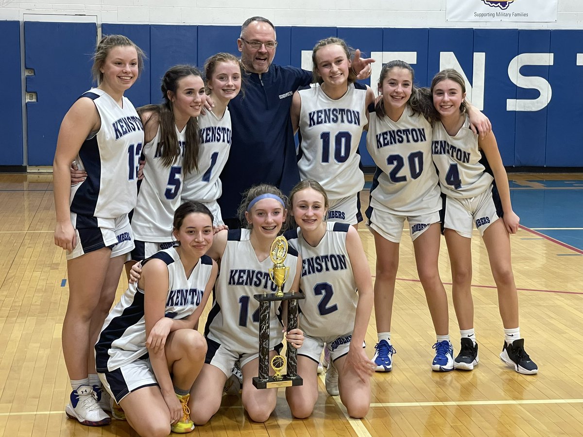 KenstonKMS's tweet photo. Kenston 8th Grade Girls Basketball team secures the 2023 Western Reserve Conference Championship 27-25! https://t.co/AxOphQXfJv