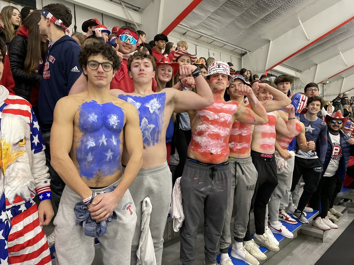 Coach10_'s tweet photo. Redmen Rowdies are here in full force and ready to go tonight!!! We’re getting a clean sheet and warmups will start!!! https://t.co/Eh1YCCc1xH