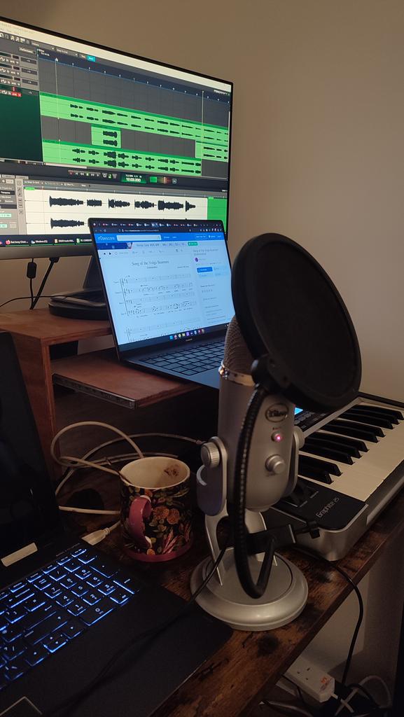 Working on music for <a href="/BolshEpic/">BolshEpic</a> The revolution is coming to the <a href="/SpaceArtsCentre/">The Space</a> 14-25 March  space.org.uk/event/ten-days/ #tendays