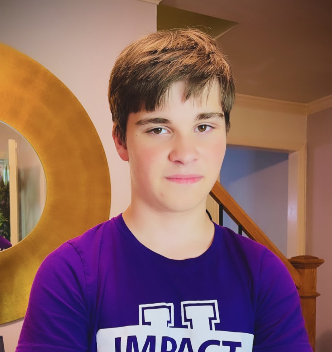 Meet Daniel S., a freshman who has been w/ GACA since the 6th grade. He was accepted into both the STEAM program &amp; it’s Honors track, offered in HS. He appreciates the flexibility &amp; pace offered here. In his spare time, Daniel can be found hanging with his dog, Cheddar! #GACA100