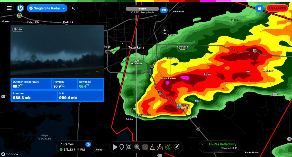 RadarOmega on Twitter "OBSERVED Tornado Warning continues for