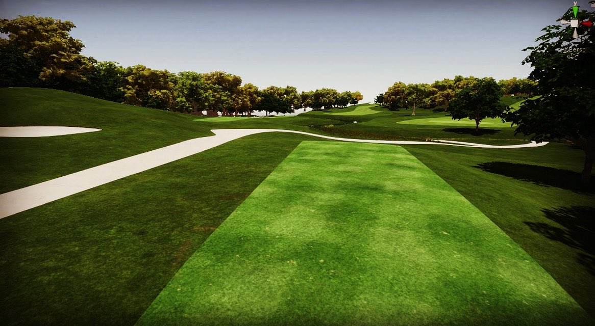 emergency9golf's tweet image. Well I was asked to try out working in @unitytechnologies and eventually uploading to @gsprogolf 
I am trying it out for a presentation. biggest plus is that I can load whatever contour adjustments plus the endless possibilities of textures and objects.
#gspro #golfdesign