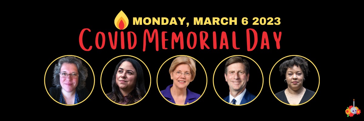 kdurquiza's tweet photo. How do you mourn the losses of over a million people? It starts with #CovidMemorialDay on Monday, March 6 at 8:00pm ET.

Join @MarkedByCovid for a vigil w/ our legislative champs: Senator @ewarren and Representative @gregstantonaz 

For more information >> https://t.co/ZLycCxnUzZ https://t.co/An67x7X7hU