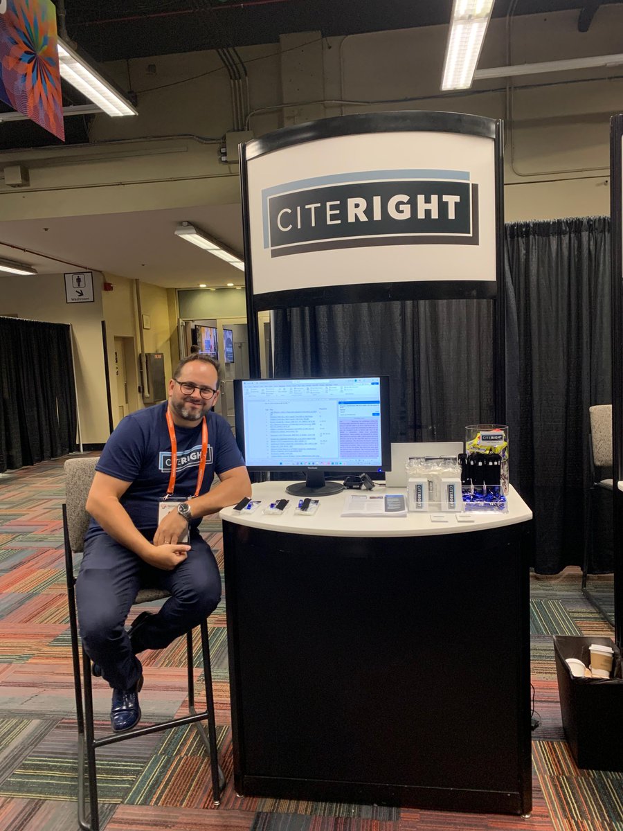CiteRight (@citeright) on Twitter photo Wrapping up Day One of the #ABAtechshow. Thanks to all the wonderful #lawyers, law faculty members, students, and others who stopped by Booth #1! We had many very interesting convos. See you all back here again tomorrow! Wrapping up Day One of the #ABAtechshow. Thanks to all the wonderful #lawyers, law faculty members, students, and others who stopped by Booth #1! We had many very interesting convos. See you all back here again tomorrow!
