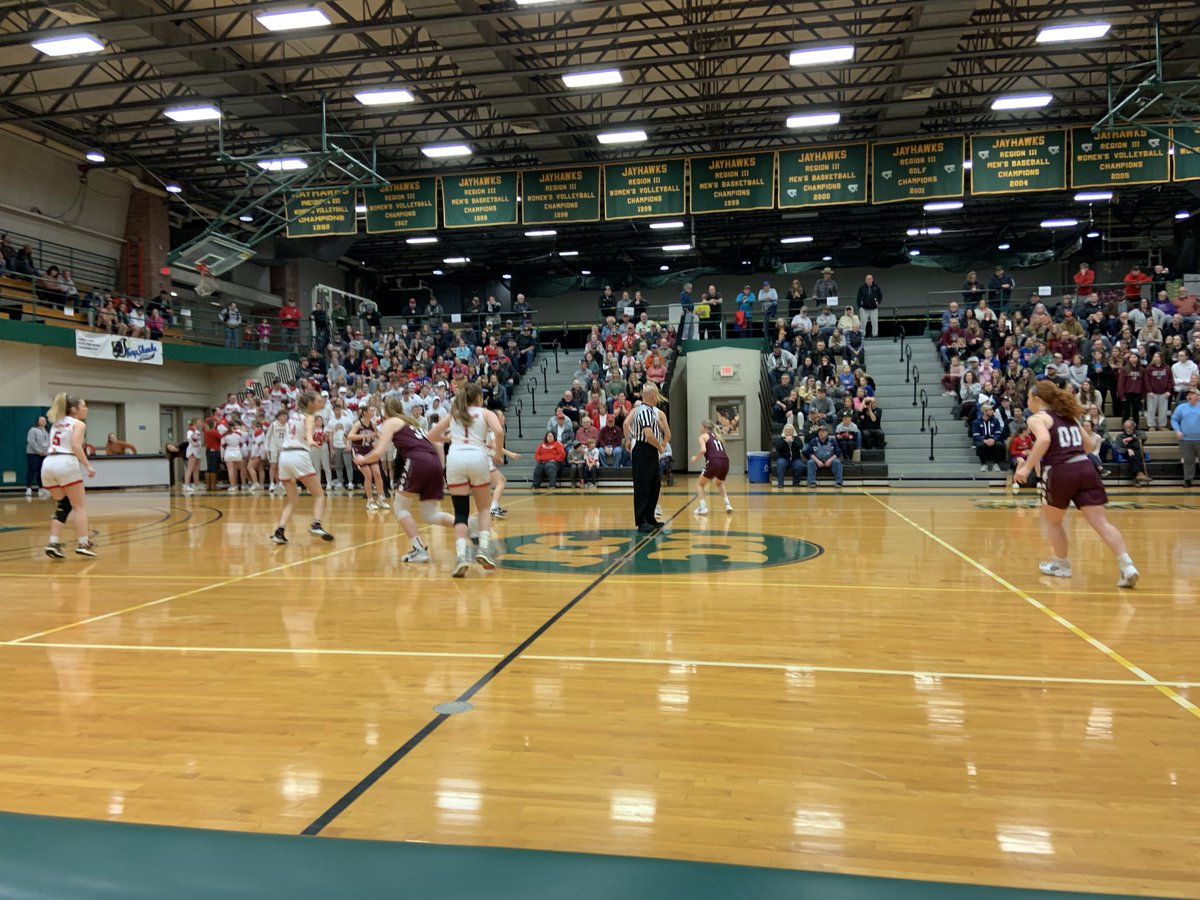 Matt Spielman on Twitter "No. 1 Randolph taking on No. 5 Portville in a Section6GirlsBB Class