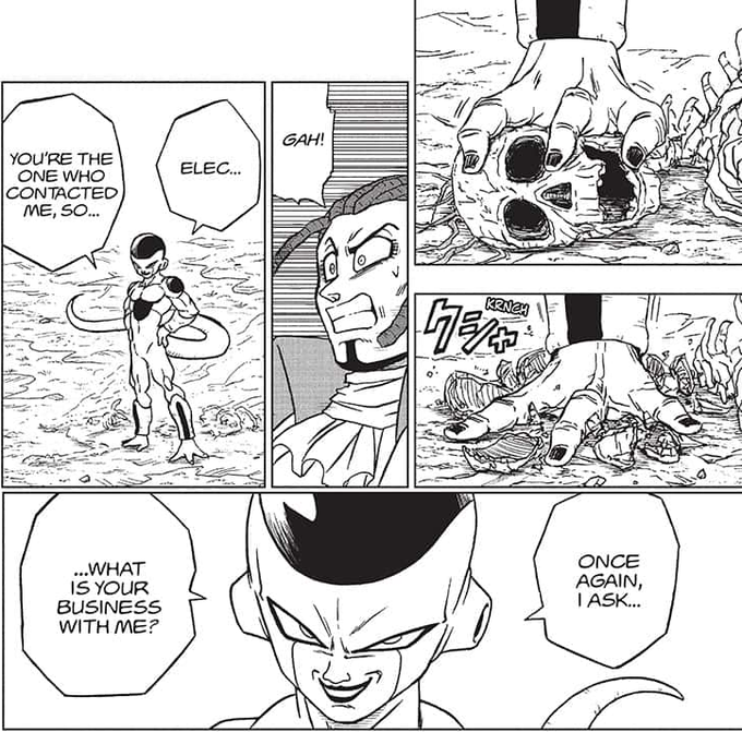 Frieza Crushes What Remains Of Gas' .. | Dragon Ball Manga