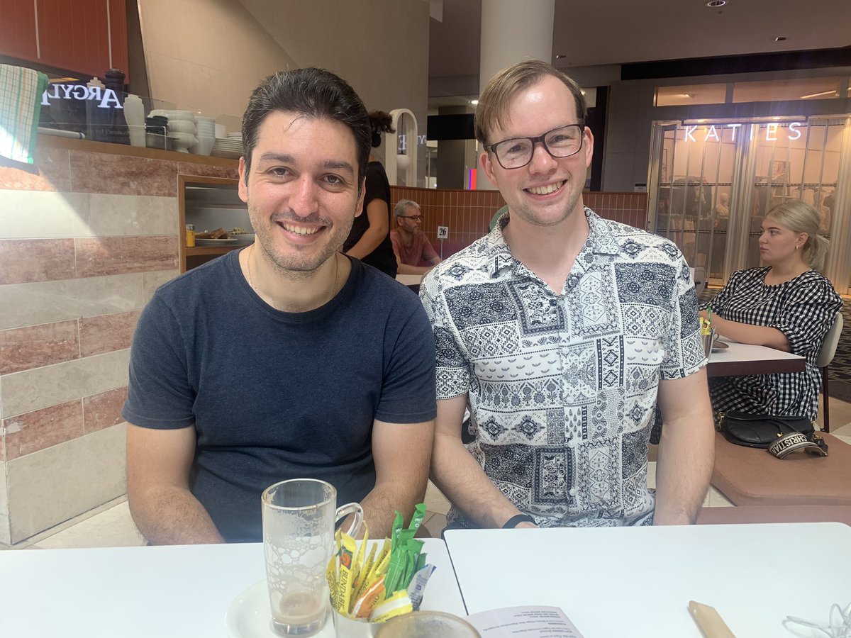 Great to catch up with <a href="/MiladRamezani14/">Milad Ramezani</a> (an old friend from Oxford) this morning! #brisbane