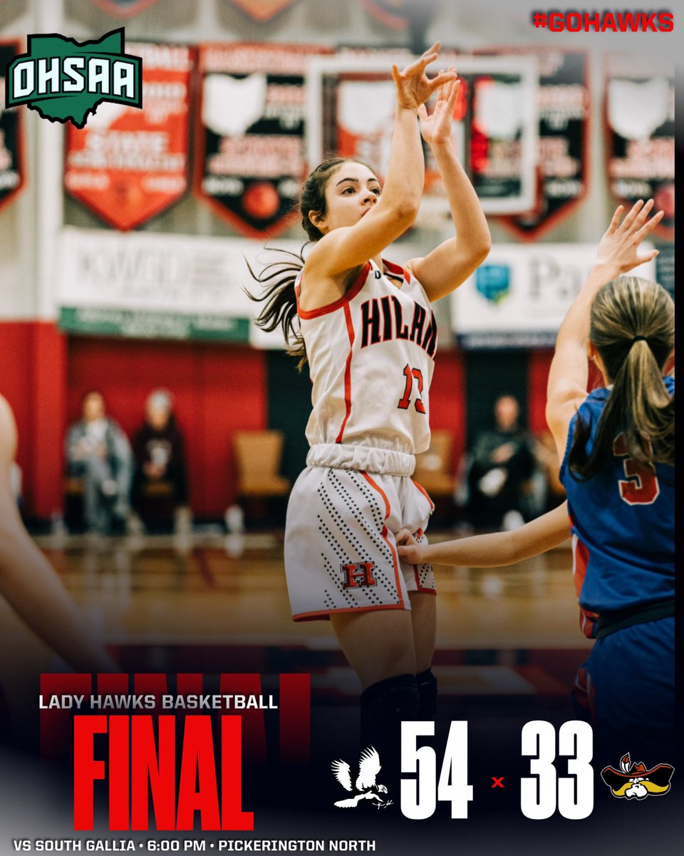 Hiland Hawks (@hilandathletics) on Twitter photo The Lady Hawks advance to the Regional Final‼️‼️🏀
Ashley Mullet led all scorers with 19 points!
Mallory Stutzman fired in 17 & Joplin Yoder added a huge 12 points for the Lady Hawks! 
The Lady Hawks will play Saturday, March 4th for a chance to head to Dayton!
#GoHawks 🦅 The Lady Hawks advance to the Regional Final‼️‼️🏀
Ashley Mullet led all scorers with 19 points!
Mallory Stutzman fired in 17 & Joplin Yoder added a huge 12 points for the Lady Hawks! 
The Lady Hawks will play Saturday, March 4th for a chance to head to Dayton!
#GoHawks 🦅