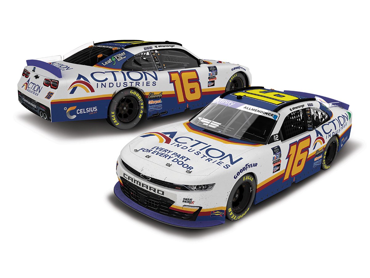 NASCAR DIECAST FANS on Twitter "RENDER PREVIEW AJ Allmendinger 2022 Action Industries