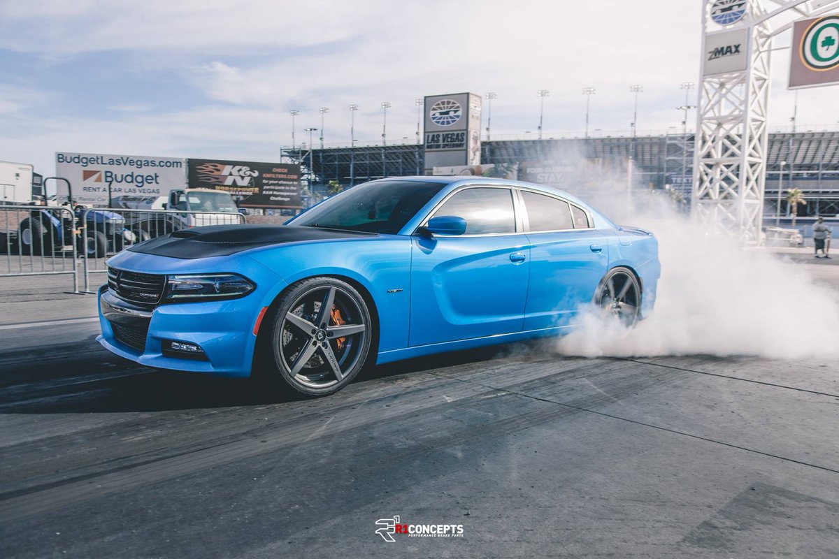 Throwback Thursday to @officialracewars Las Vegas with <a href="/boosted426/">Sal</a> Dodge Charger blazing down the strip, while our big brakes left the competition in the dust! #RaceWarsL