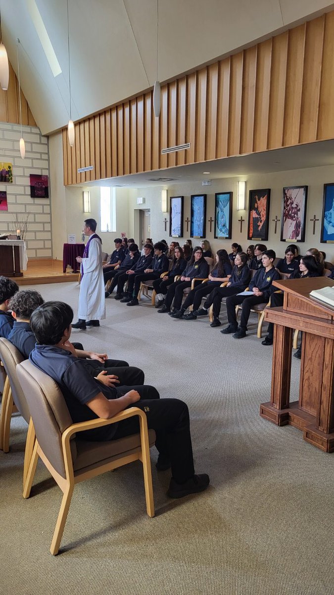 Thank you to our Associate Pastor Fr. Joseph of <a href="/HolyFamilyChur3/">Holy Family Church</a> for celebrating Mass today for some of our grade 10 students.
<a href="/stmikesbolton/">stmikesbolton</a>