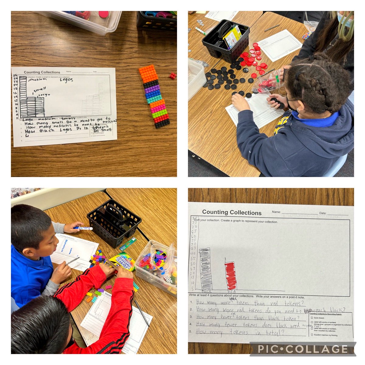 6th graders ⁦@YorbitaCheetah⁩ along with the guidance of our instructional coach are developing a mathematical model utilizing a “collection of items” that allows them to answer their own mathematical questions. ⁦@RowlandSchools⁩ #WeAreRUSD #countingcollections