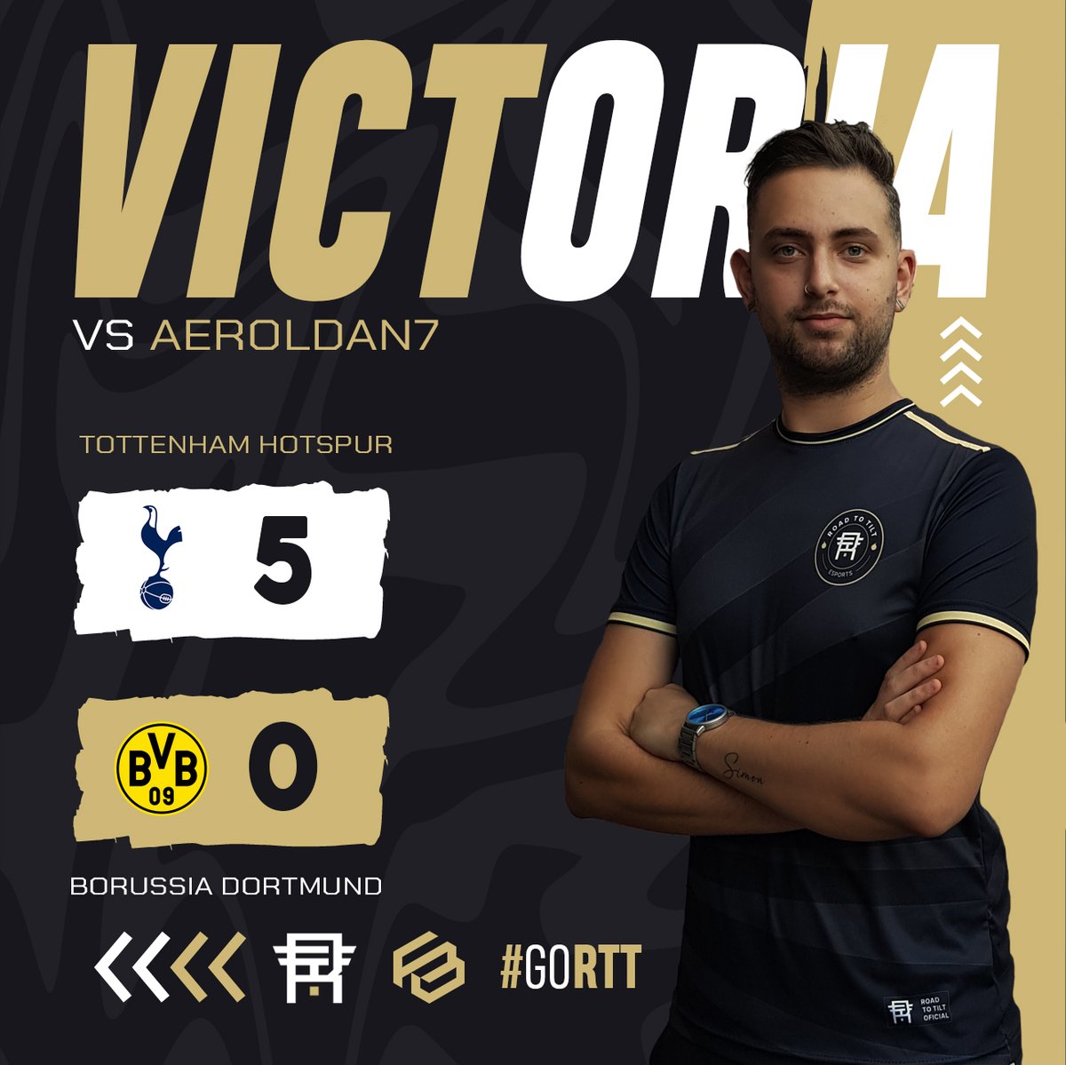 LIGA ZONE ESPORTS de FIFA 23.

VICTORIA VS AEROLDAN7
TOTTENHAM HOTSPUR 5:0 BORUSSIA DORTMUND

A falta de 4 fechas para que se defina el campeonato!

twitch.tv/ferbrizzio

#GoRTT #VamosRTT #FIFA23 
<a href="/FernandoBrizzio/">Fernando Brizzio ⭐️⭐️⭐️</a>