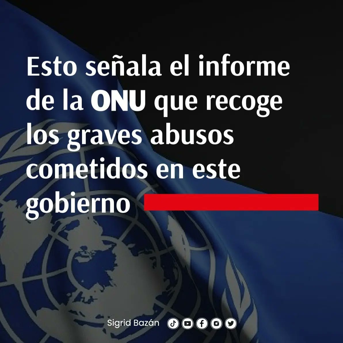 sigridbazan's tweet photo. La Oficina del Alto Comisionado de la ONU para los DDHH le ha dado un plazo de 60 días al gobierno de Dina Boluarte para q responda por los abusos y graves violaciones a los DDHH cometidos en sus casi 3 meses de gobierno.

Aquí algunos de los puntos más resaltantes del informe ⬇️ https://t.co/TGN4qL9Epl