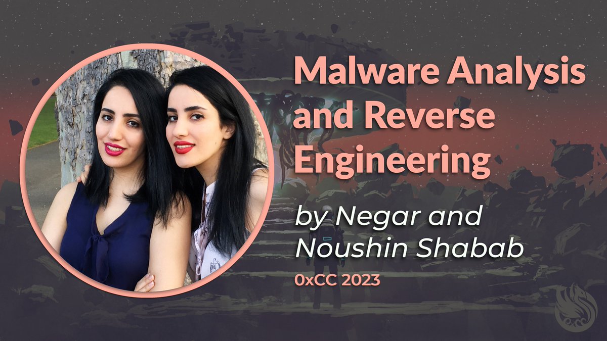 0xcc's tweet image. They need no introduction and at this point, it wouldn&apos;t be @0xCC_sh without them! 

We&apos;re excited to announce &quot;Malware Analysis and Reverse Engineering&quot; by @NoushinShbb and @NegarShbb!

Difficulty: Beginner - Intermediate
For more information, see 0xcc.sh/mare.html