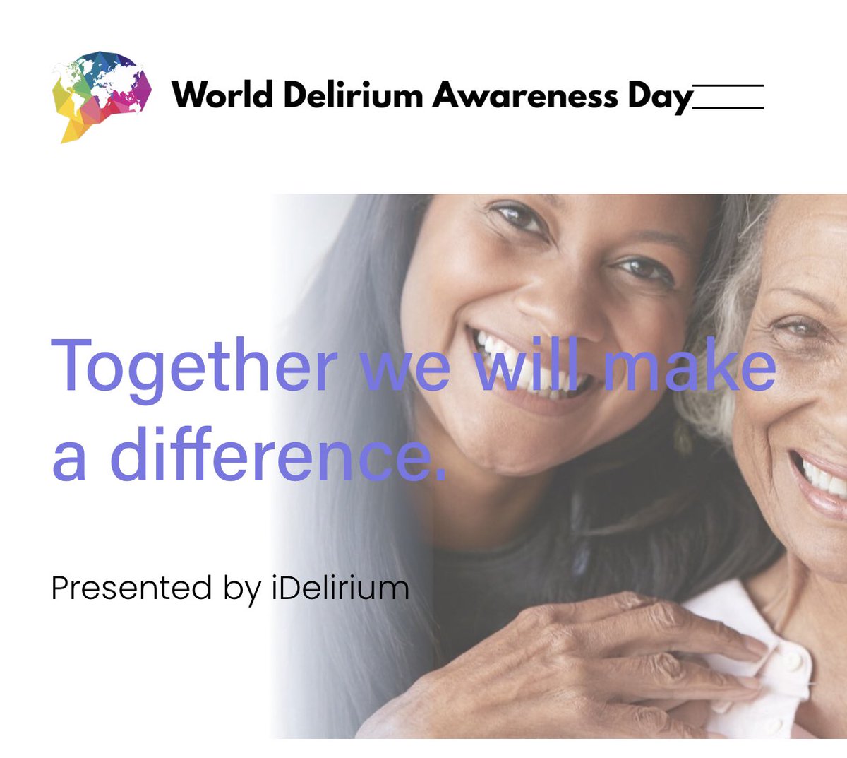 12 days: World #delirium Awareness Day-our aim is educate how to recognize and manage it through global community engagement! Access deliriumday.com 
#WDAD2023   #PedsICU <a href="/iDelirium_Aware/">iDelirium</a> 
<a href="/NydahlPeter/">Peter Nydahl</a> <a href="/ChrisGabor_DCN/">Christopher Gabor</a> <a href="/TheRakeshArora/">Rakesh C. Arora</a> <a href="/JimRudolphMD/">Jim Rudolph</a> <a href="/minipixie26/">Heidi Lindroth</a> <a href="/dhj_davis/">Daniel Davis</a>