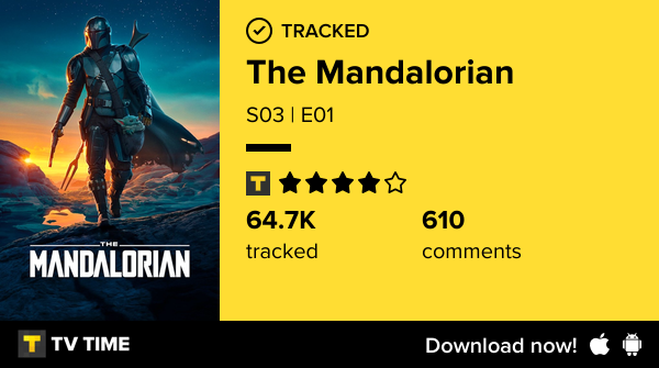 iRemiii's tweet photo. I've just watched episode S03 | E01 of The Mandalorian! https://t.co/CtIfly2fiW #tvtime https://t.co/Q8DwNptBs7