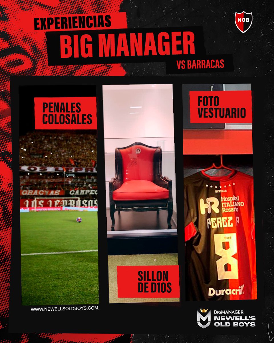 Se viene el partido con Barracas y los Big Managers siguen disfrutando experiencias únicas.

¡Este sábado vas a poder sentir muchas emociones juntas!

Descárgate la app, suscribite y empezá ya a vivir experiencias que jamás olvidarás!
