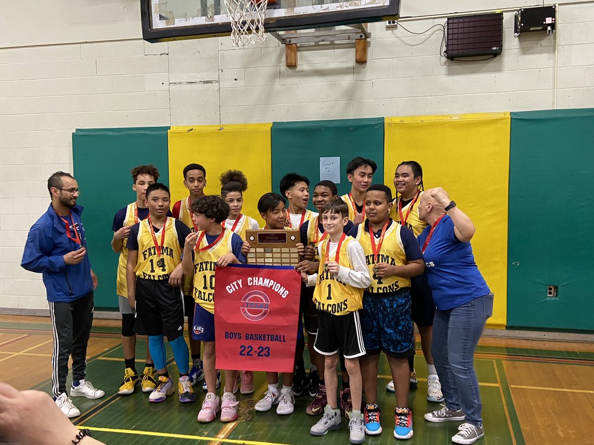 Fatima City Champs!  So exciting…practice, hard work, dedication and the final well-deserved championship!🏀🏆